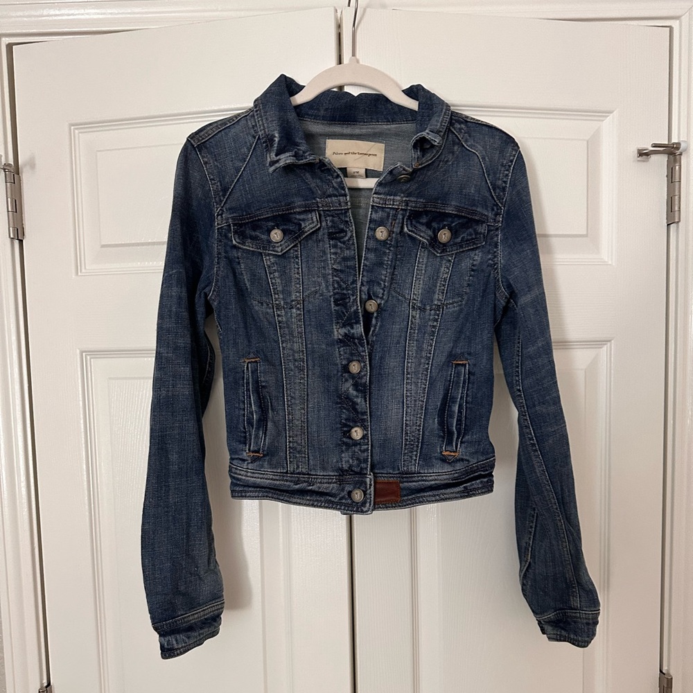 Anthropologie Pilcro slim fit classic jean jacket